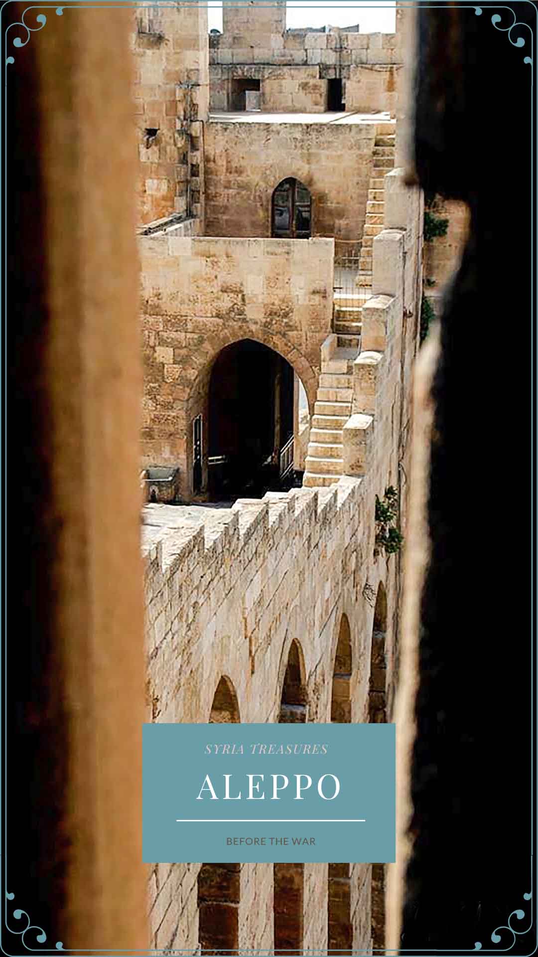 Walls of the Aleppo Citadel