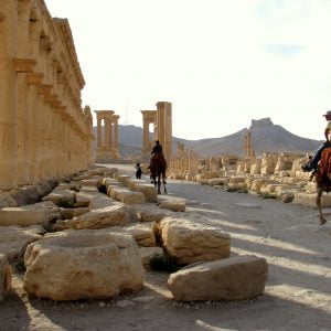 Palmyra Colonnade Glimpses of the World