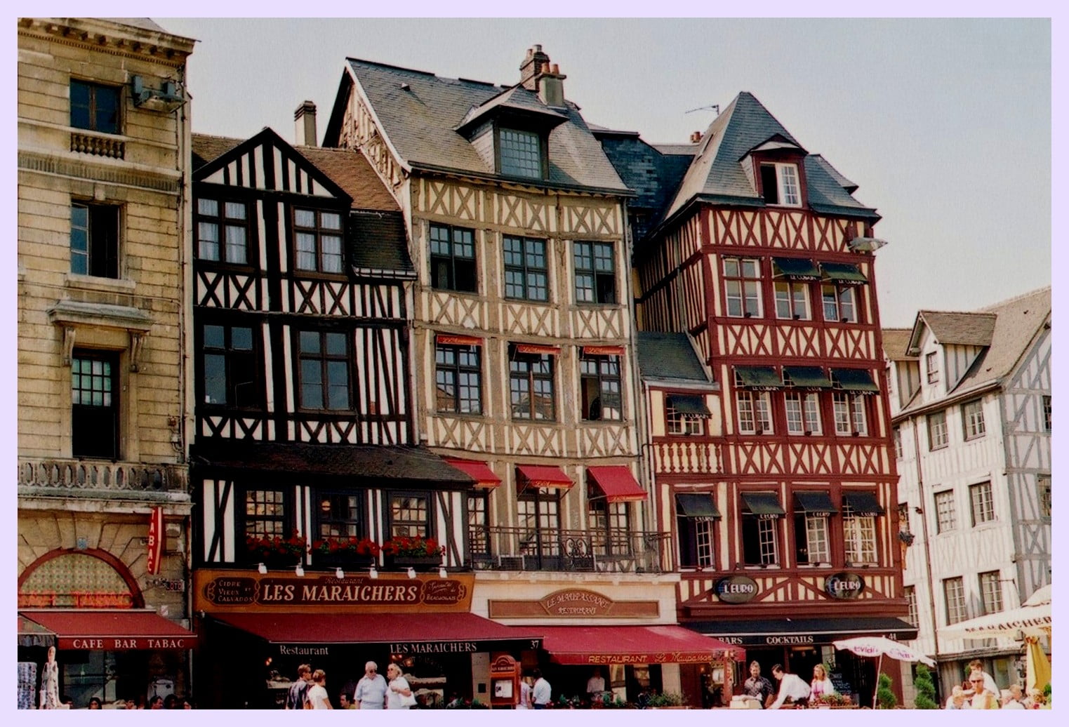 Rouen half timber houses France-Glimpses-of-the-World