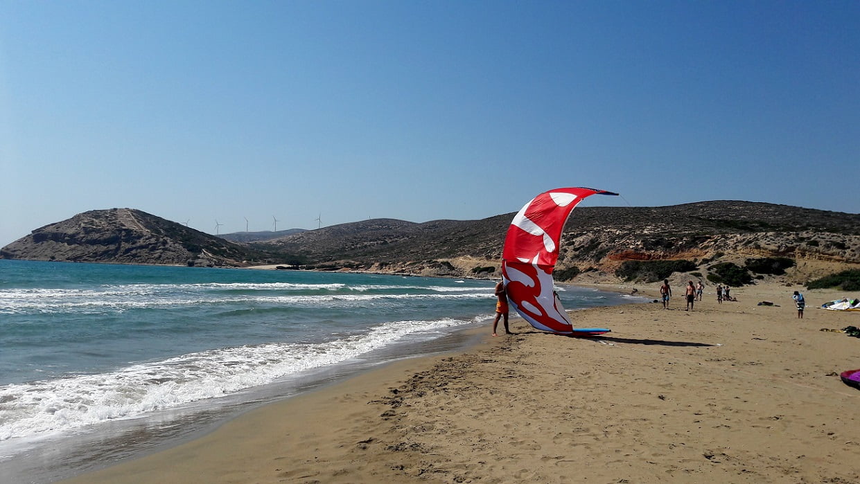 Surfers haven Rhodes Greece