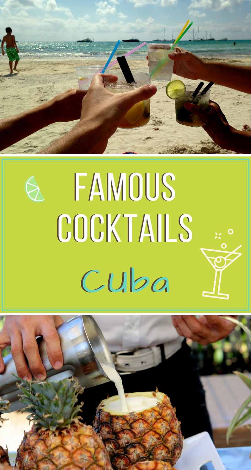Cuban cocktails pin