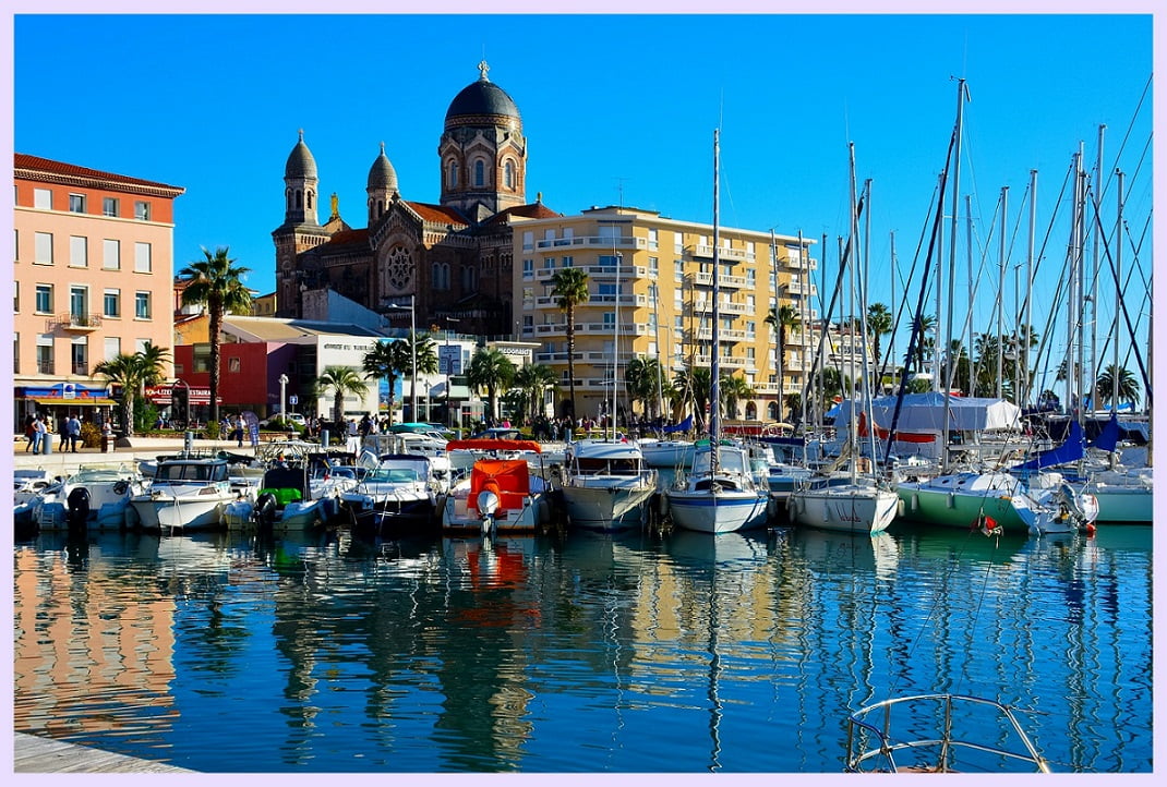 French-Riviera-harbor Glimpses-of the-World