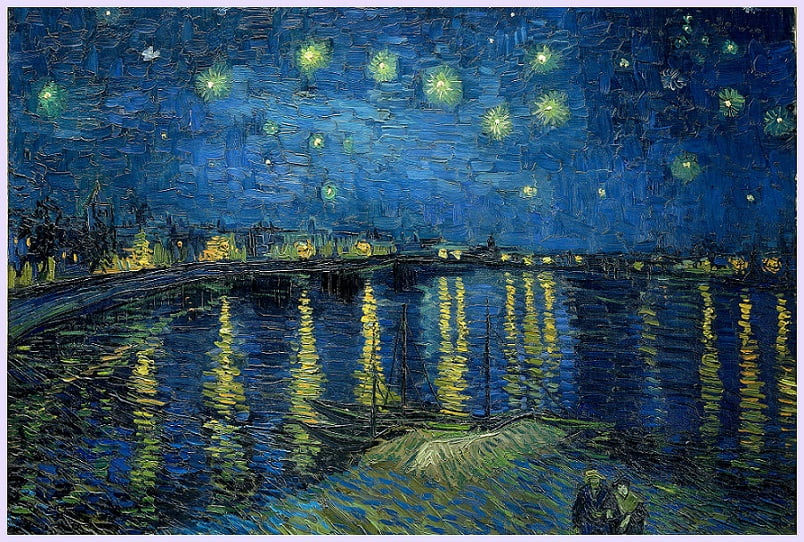 Starry Night Over the Rhone painting