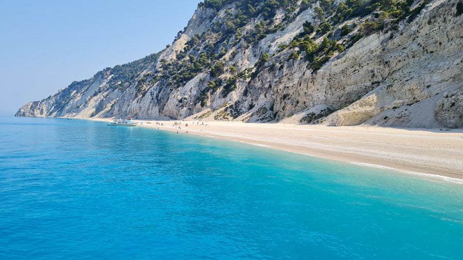 Egremni Beach Ionian Sea Glimpses of the World