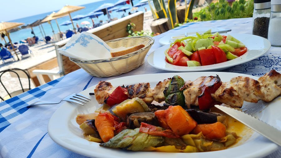 Lunch in Parga Greece