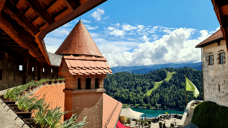 Bled Castle view