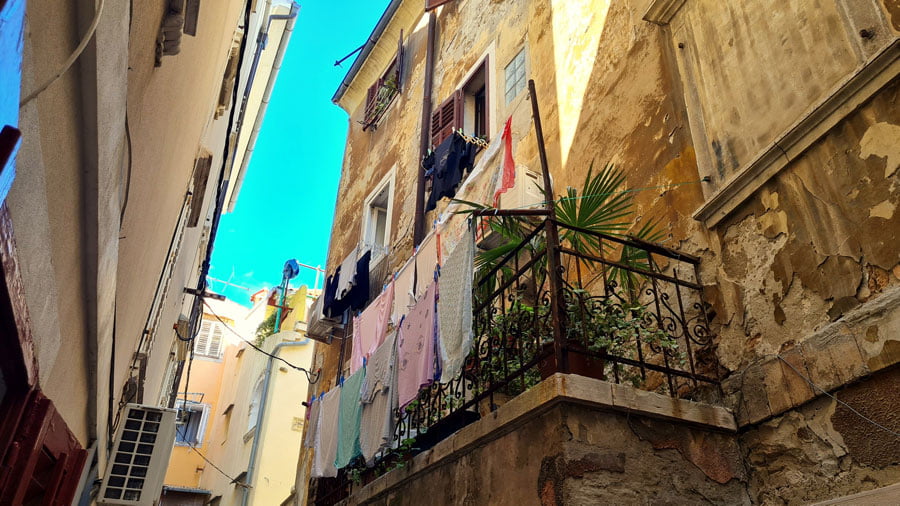Colorful facades Piran