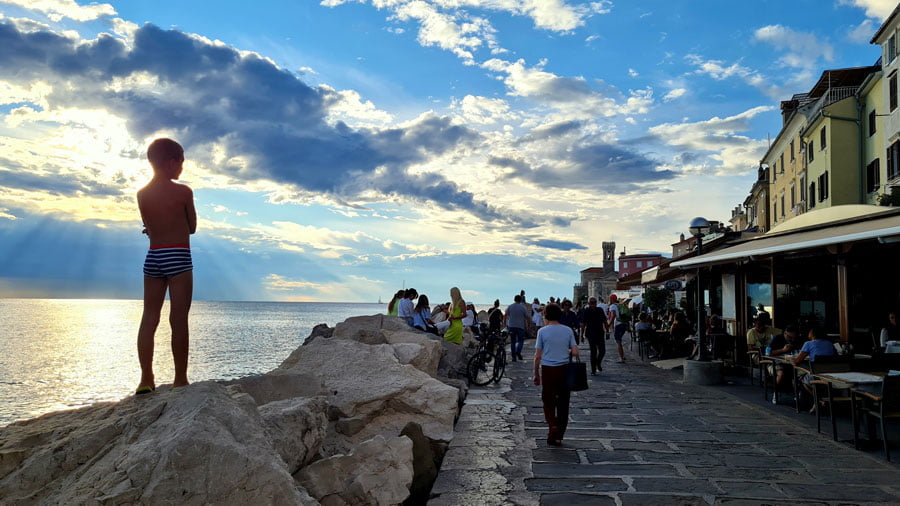 Waterfront in Piran