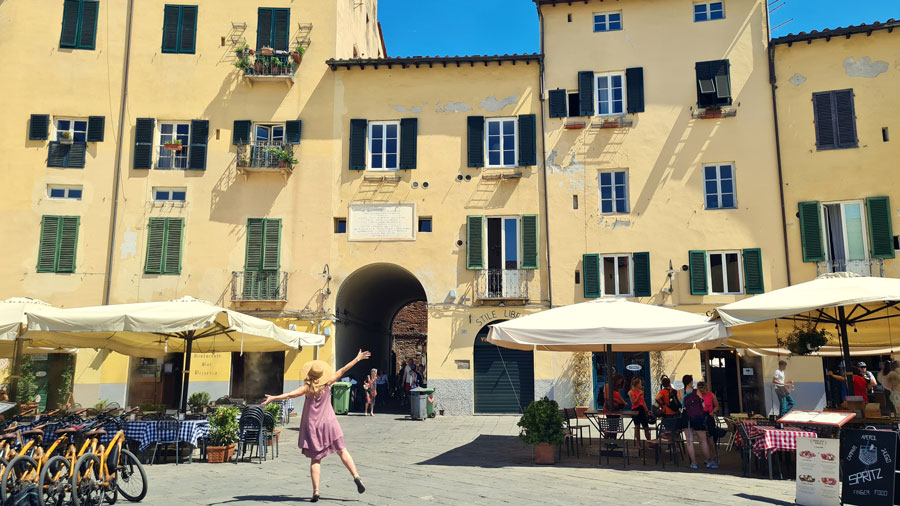 Lucca Italy square