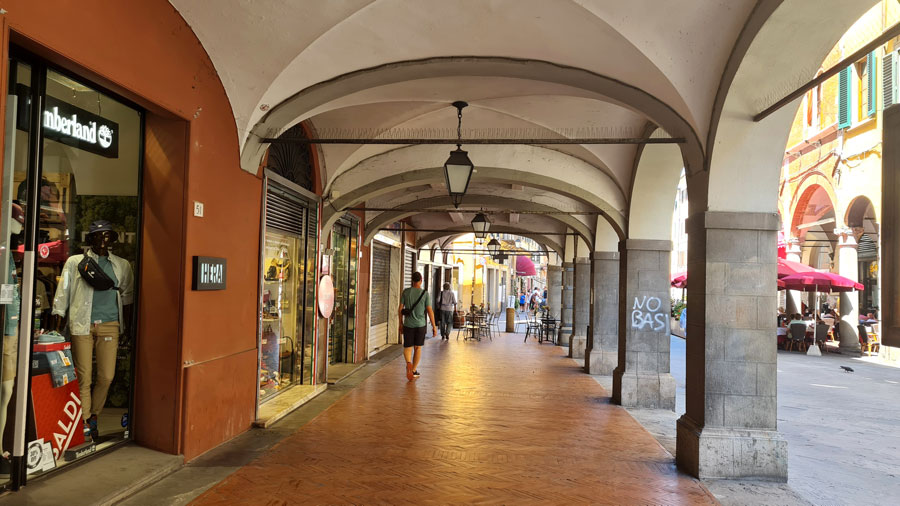 Archway in the popular street