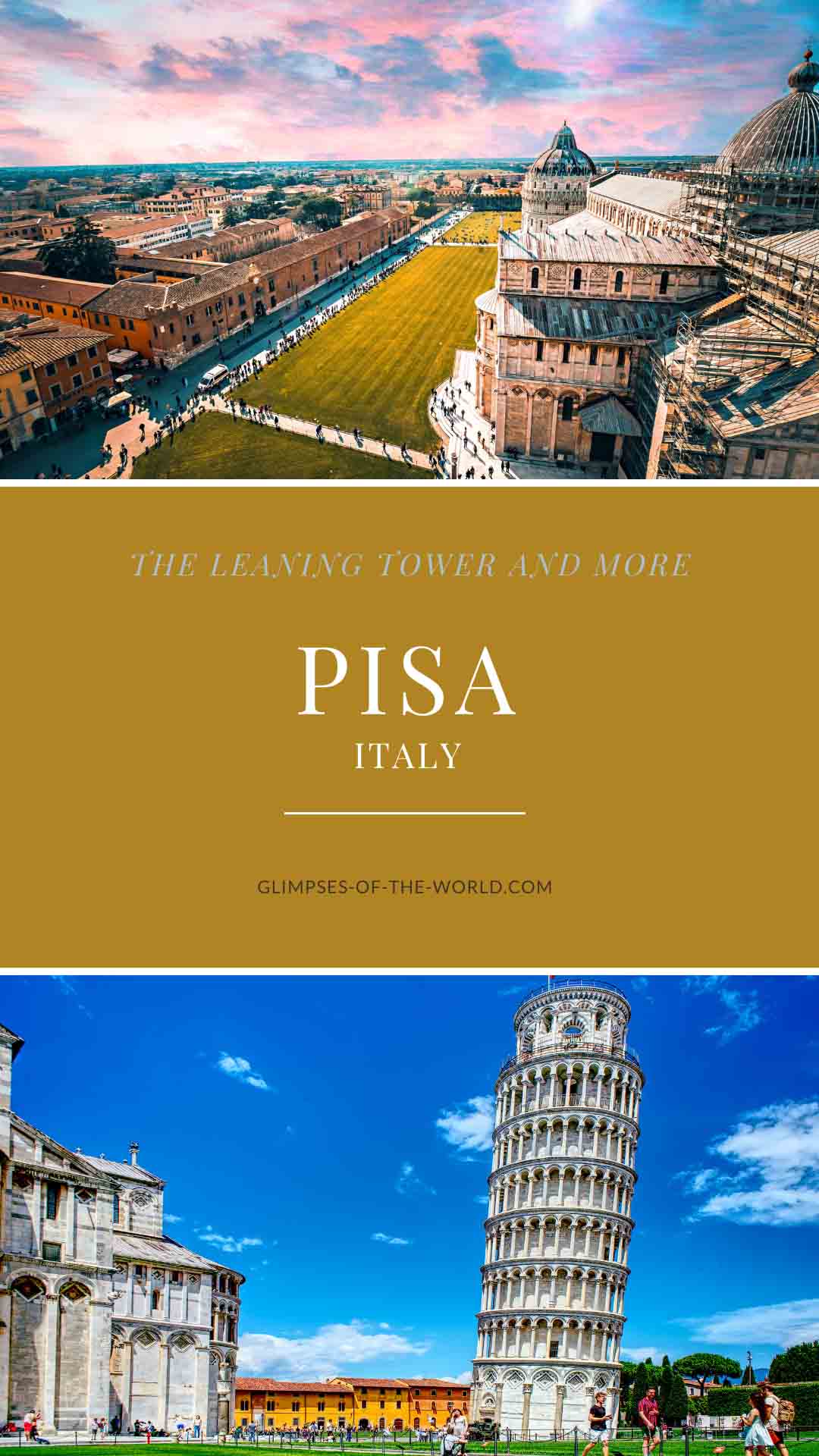 Pisa Leaning Tower pin