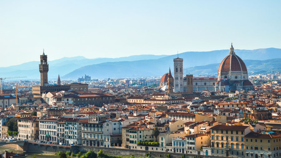 Florence city panorama 