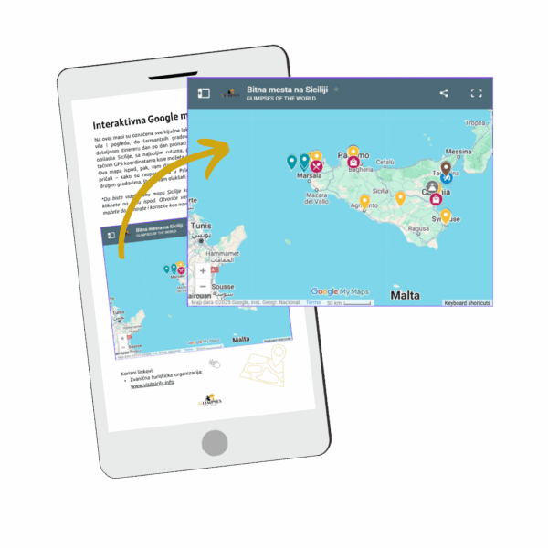 PDF knjiga i Google mapa