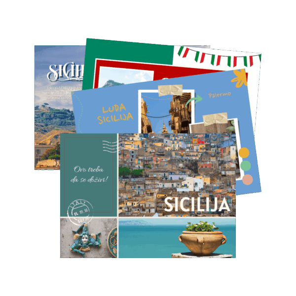 Digitalne razglednice Sicilija