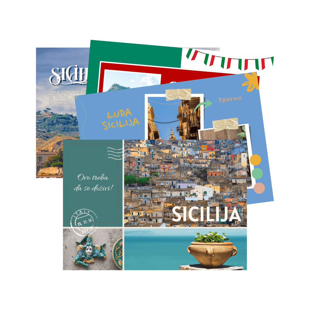Digitalne razglednice Sicilija