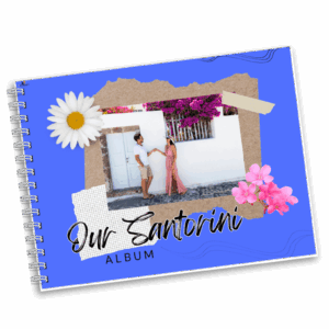 Santorini Photo Album Template