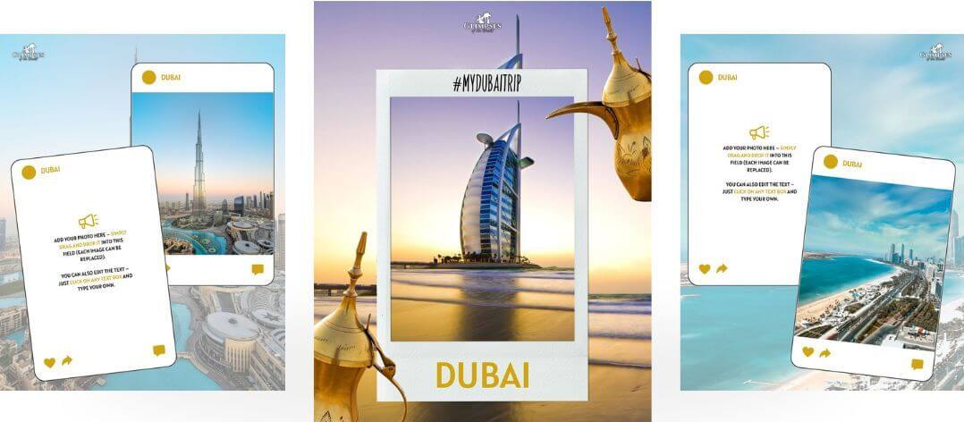 Dubai Instagram templates