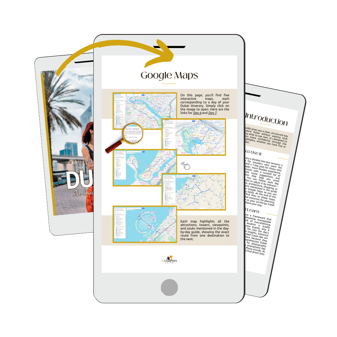 Dubai Day-by-Day Guide maps