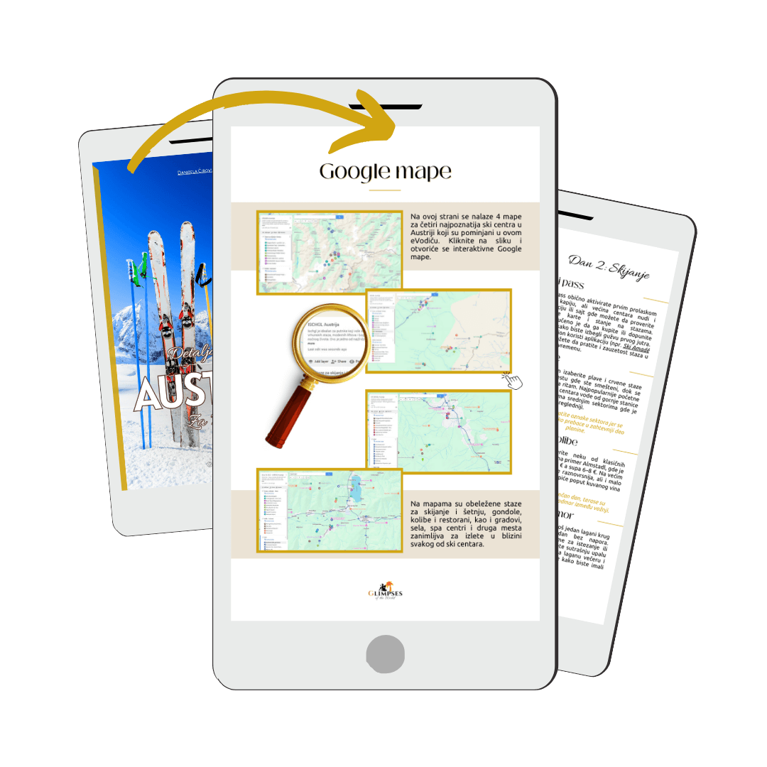 Zimovanje u Austriji mape