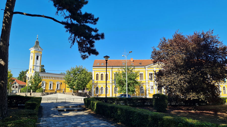 Overlooking the old church
