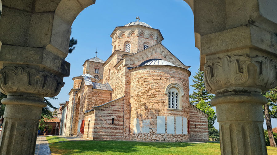 View of the Zica church