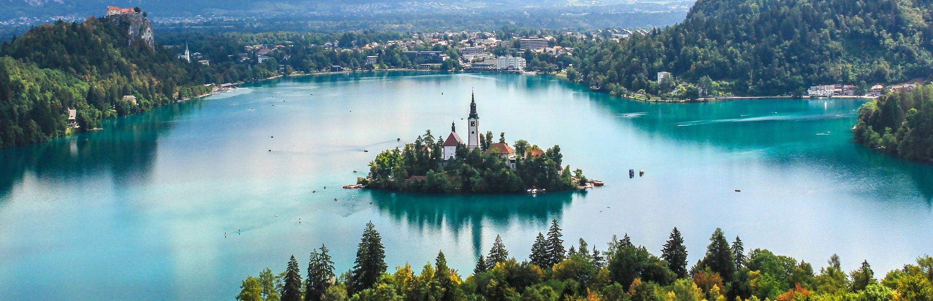 View of Bled Slovenia