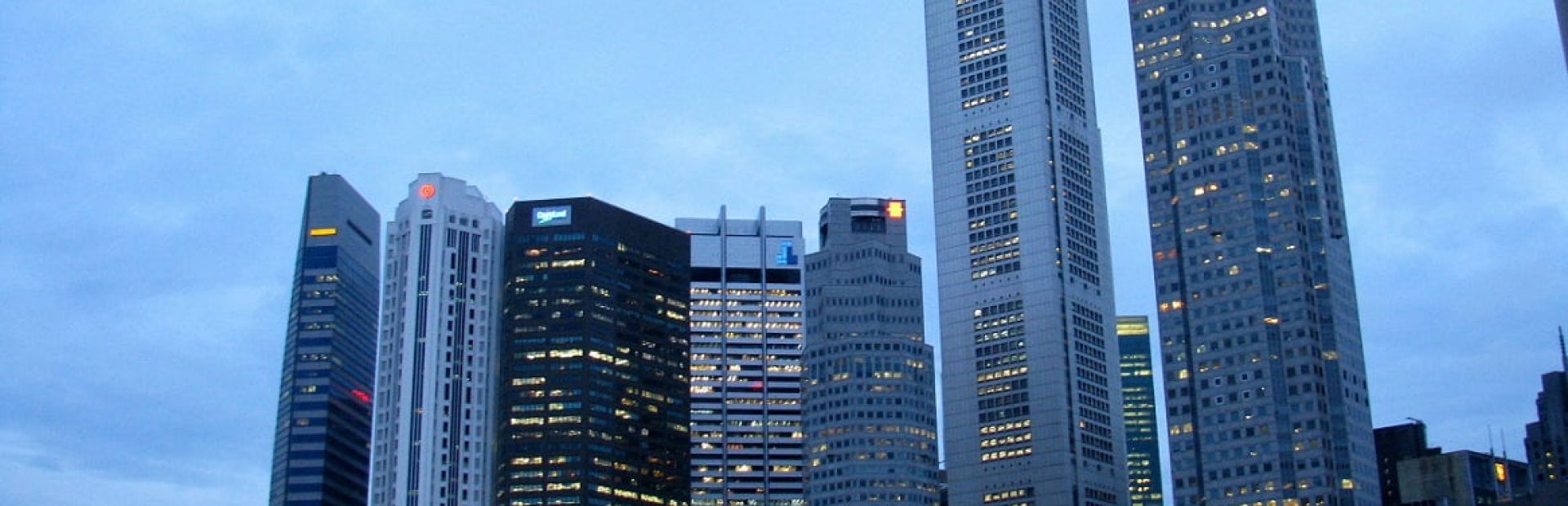 Singapur skyscrapers