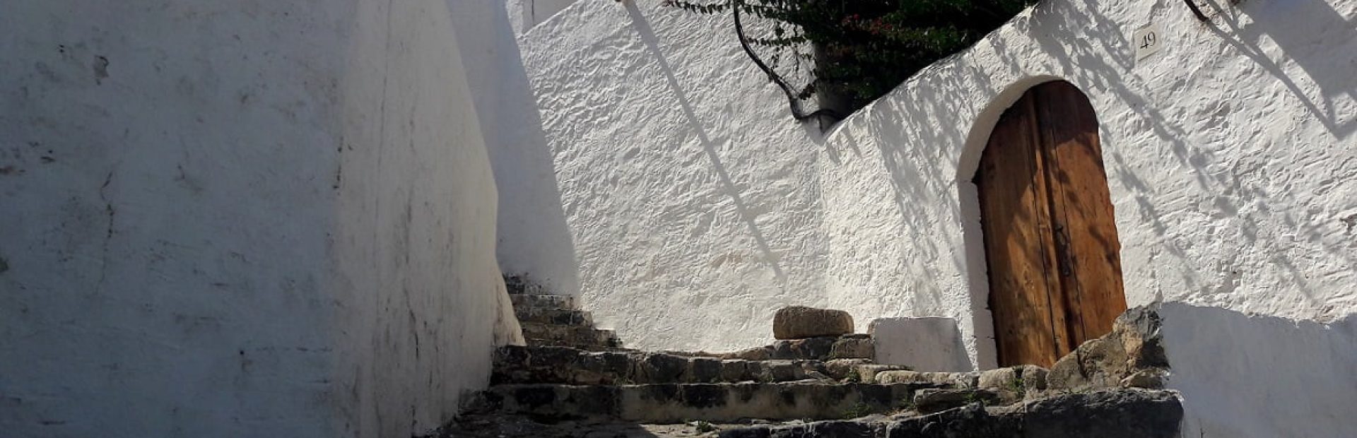 White washed walls Rhodes